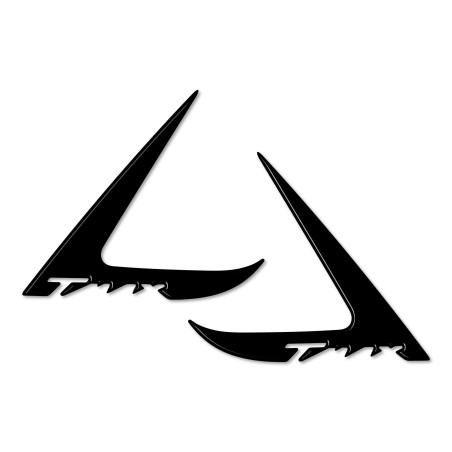 2 3D Side Tail Stickers Compatible with Tmax 530 Yamaha 2012-2016