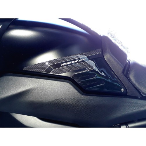 2 PEGATINAS DE PROTECCIÓN LATERALES DE DEPÓSITO compatibles con MOTOCICLETAS YAMAHA TRACER 900 18-20