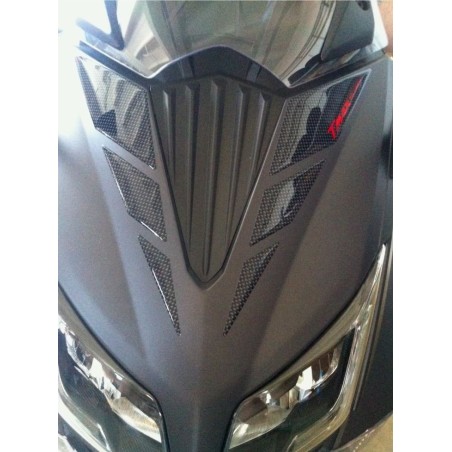 ADESIVI 3D carbonio-ergal COMPATIBILI per YAMAHA TMAX 530 Y FRONTALE 2012-2016