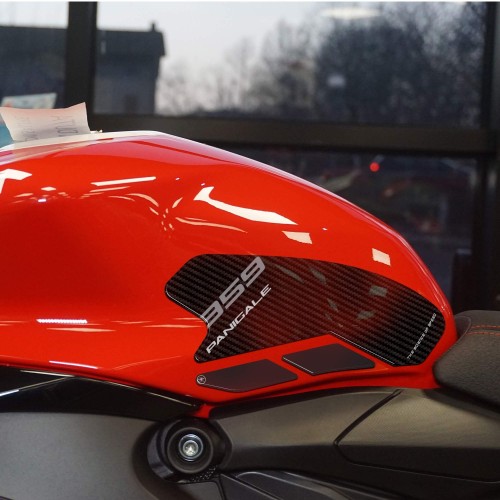 Adesivi 3D Laterali serbatoio compatibili con Ducati Panigale 959 2016-2019