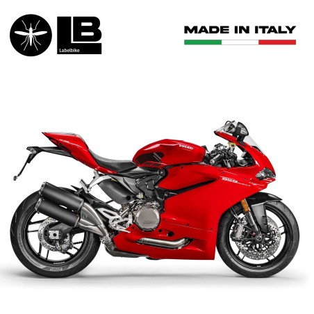 Adesivi 3D Laterali serbatoio compatibili con Ducati Panigale 959 2016-2019