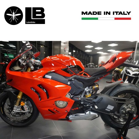 Adesivi 3D Laterali Serbatoio compatibili con Ducati Panigale V4 dal 2022-2024