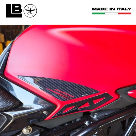 Adesivi 3D laterali serbatoio compatibili con moto Mv Agusta Dragster 2020-23