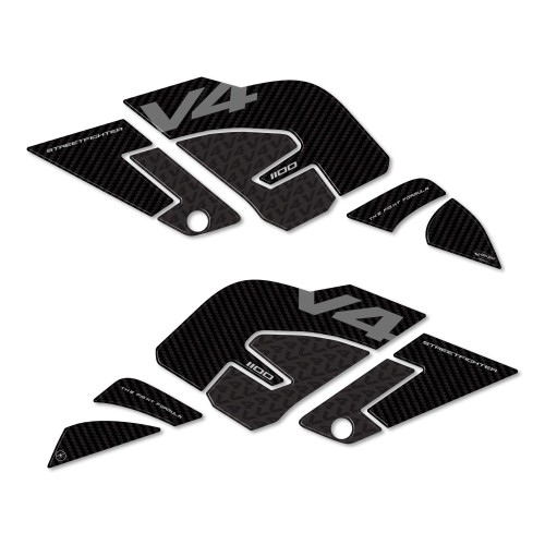 Adhesivos laterales para depósito de moto compatibles con Ducati Streetfighter V4 2023-24 2