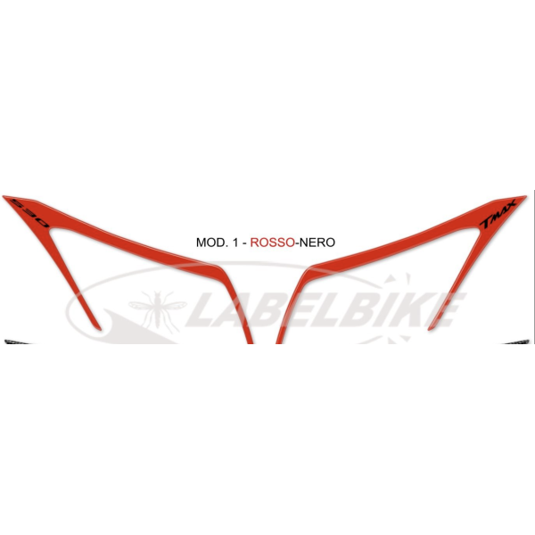 Adhesivos 3D para párpados de faros de scooter compatibles con Yamaha Tmax 2015 - 2016