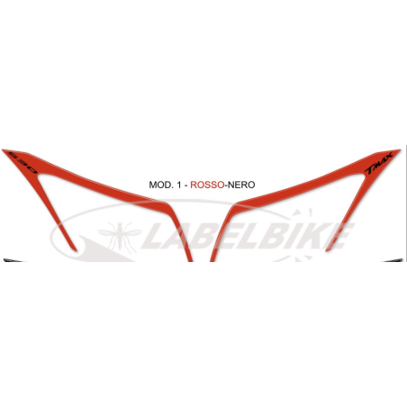 Adhesivos 3D para párpados de faros de scooter compatibles con Yamaha Tmax 2015 - 2016