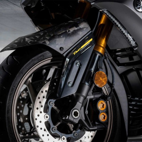 Adhesivos 3D para guardabarros delantero compatibles con Yamaha Tmax 560 20º Aniversario