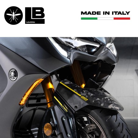 Adhesivos 3D para guardabarros delantero compatibles con Yamaha Tmax 560 20º Aniversario