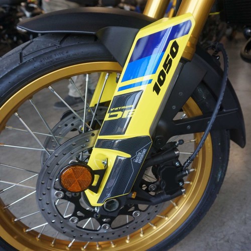 Adesivi 3D parasteli parafango moto compatibili con Suzuki V-Strom 1050DE 2023