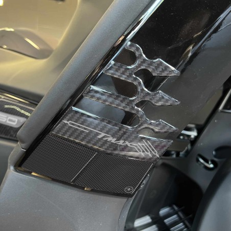 Adesivi 3D per carene pance laterali fianchetti compatibili con Yamaha Tmax 2022