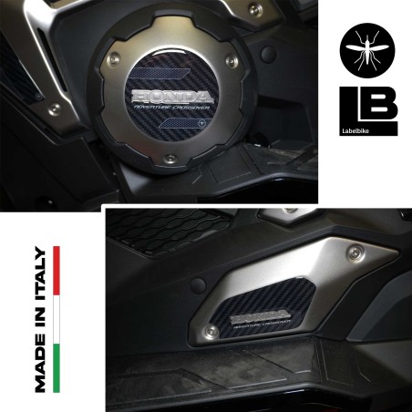 Adesivi 3D per carter e battitacco compatibili con Honda XADV 2021-2023