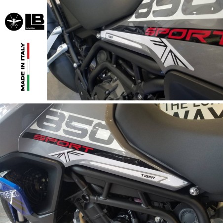Adhesivos protectores de depósito 3D compatibles con Triumph Tiger 850 Sport 2021-2022