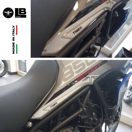 Adhesivos protectores de depósito 3D compatibles con Triumph Tiger 850 Sport 2021-2022