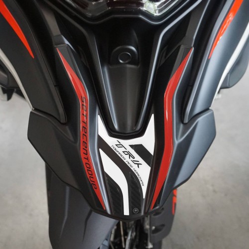 Adesivi 3D Protezione Becco Frontale moto compatibile con Benelli TRK 702 702X