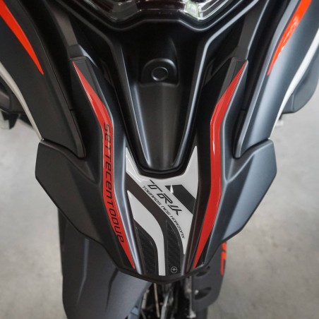 Adesivi 3D Protezione Becco Frontale moto compatibile con Benelli TRK 702 702X
