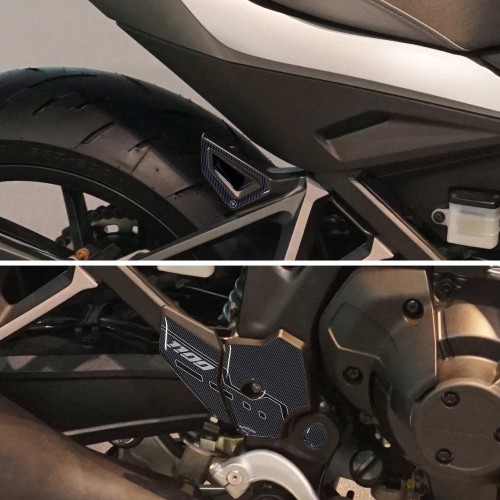 Adesivi 3D protezione completa battitacco compatibili con Honda Nt1100 2022-23
