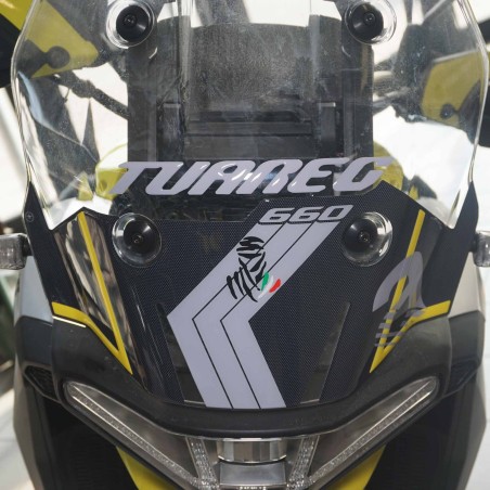 Adesivi 3D Protezione cupolino compatibili con Aprilia Tuareg 660 2022-2023