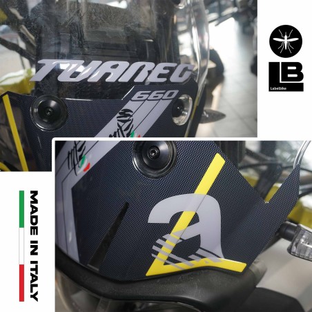 Stickers 3D Protecteur de carénage compatible avec Aprilia Tuareg 660 2022-2025