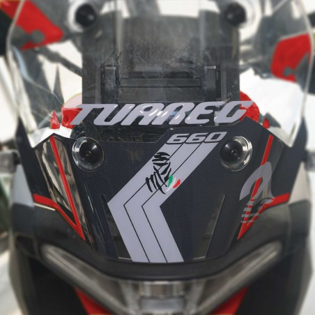 Adesivi 3D Protezione cupolino compatibili con Aprilia Tuareg 660 2022-2023