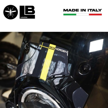 Adhesivos 3D de protección para parabrisas de moto compatibles con Husqvarna Norden 901