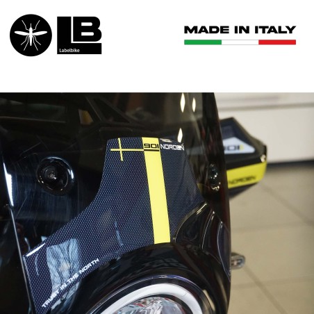 Adhesivos 3D de protección para parabrisas de moto compatibles con Husqvarna Norden 901