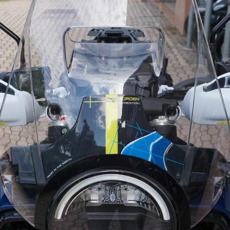 3D Aufkleber Motorrad Windschutzscheibenschutz kompatibel mit Husqvarna Norden 901 2023-25