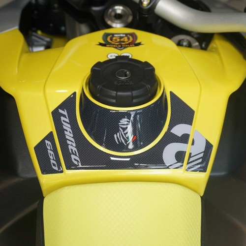 Adesivi 3D Protezione Paraserbatoio compatibili con Aprilia Tuareg 660 2022-2023