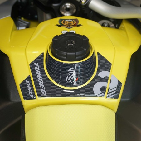 Adesivi 3D Protezione Paraserbatoio compatibili con Aprilia Tuareg 660 2022-2023