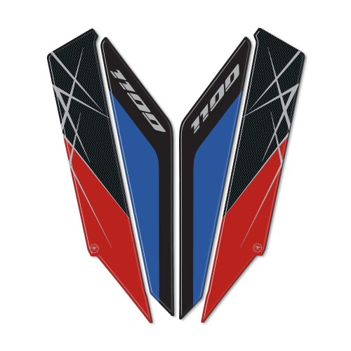Pegatinas de protección de la almohadilla del asiento 3D compatibles con Honda Africa Twin 1100 2022 2