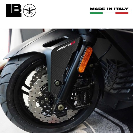 Adesivi 3D Protezione parasteli parafango compatibile con Kymco Xciting VS 400