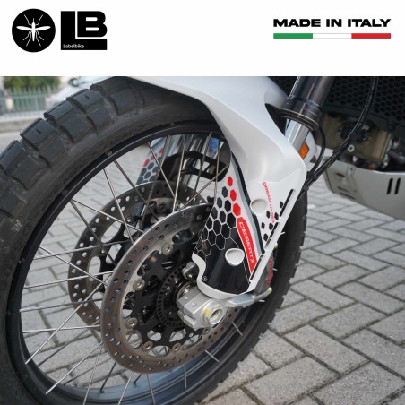 Adesivi 3D Protezione parasteli parafango moto compatibili con Ducati DesertX