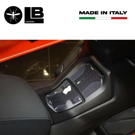 Adesivi 3D protezione pedana e sportello compatibile con Honda Forza 350 2022-23