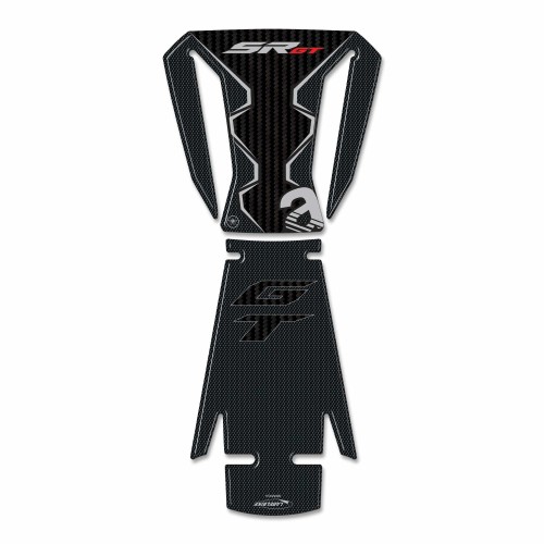 3D-Aufkleber Fußstütze und Türschutz kompatibel mit Aprilia SR GT 125 und 200 2