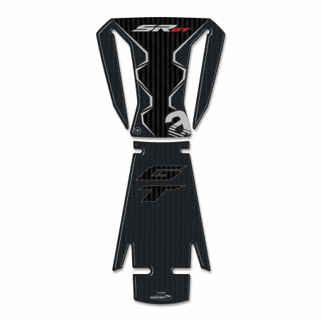 Adesivi 3D protezione pedana e sportello compatibili con Aprilia SR GT 125 e 200