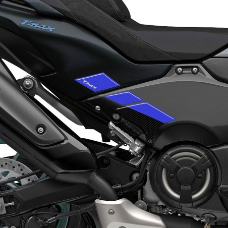 Adesivi 3D Protezione pedane piedi passeggero compatibili con Yamaha Tmax 2022