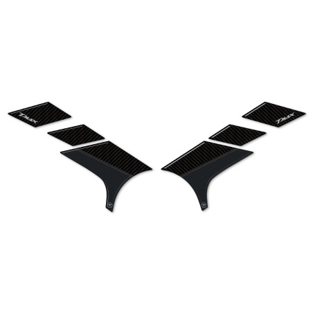 Adesivi 3D Protezione pedane piedi passeggero compatibili con Yamaha Tmax 2022