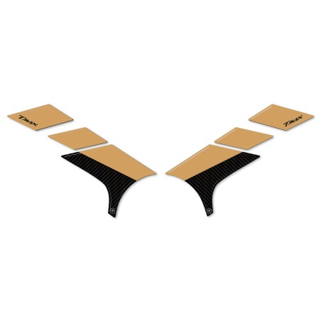 3D Stickers Passenger footpeg protection compatible with Yamaha Tmax 2022-5