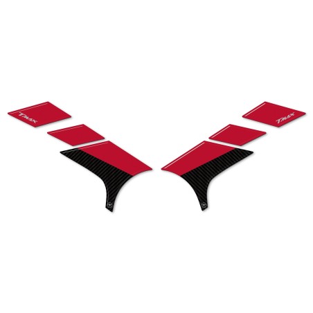 Adesivi 3D Protezione pedane piedi passeggero compatibili con Yamaha Tmax 2022