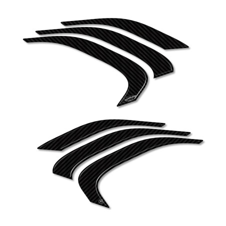 Adhesivos 3D para protección de reposapiés del pasajero compatibles con Yamaha Xmax 2023