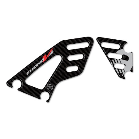 Adesivi 3D Protezioni Battitacco compatibili con Aprilia Tuono V4 1100 2011-2024