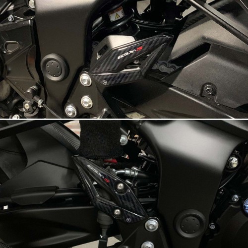 Adesivi 3D Protezioni Battitacco Compatibili Con Suzuki GSX-S 750 2016-2020