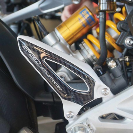 Adesivi 3D Protezioni Battitacco compatibili con Triumph Speed Triple 1200 RR