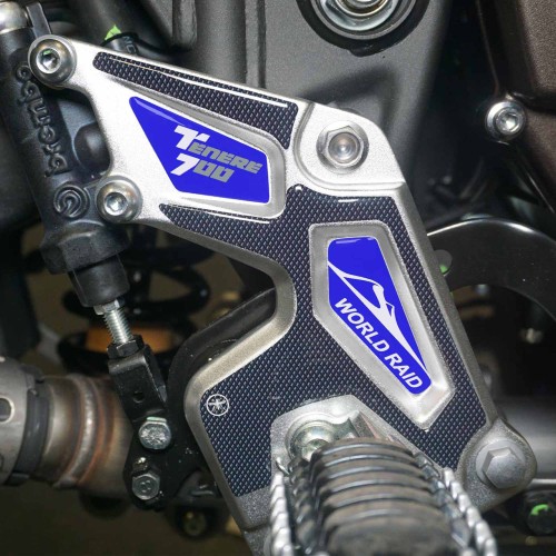 Adhesivos protectores de umbral de puerta 3D compatibles con Yamaha tenere 700