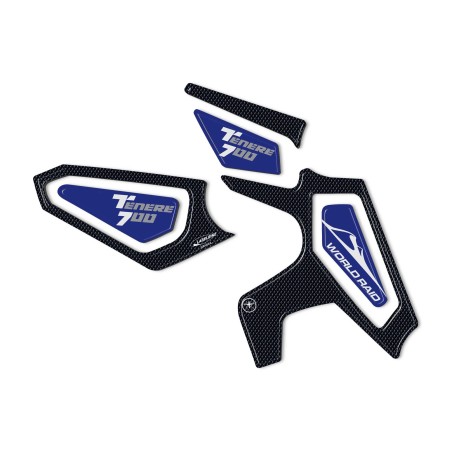 Adhesivos protectores de umbral de puerta 3D compatibles con Yamaha tenere 700