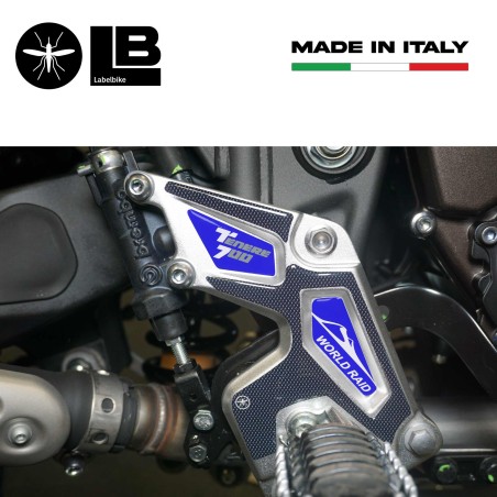 Adhesivos protectores de umbral de puerta 3D compatibles con Yamaha tenere 700