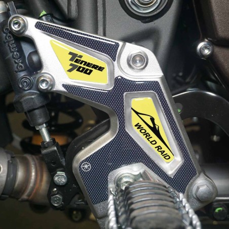 Adhesivos protectores de umbral de puerta 3D compatibles con Yamaha tenere 700