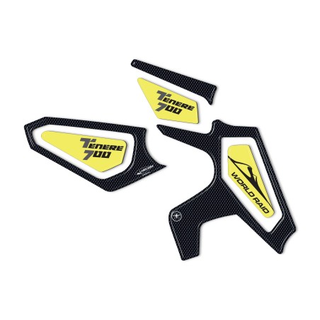 Adhesivos protectores de umbral de puerta 3D compatibles con Yamaha tenere 700