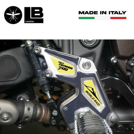 Adhesivos protectores de umbral de puerta 3D compatibles con Yamaha tenere 700