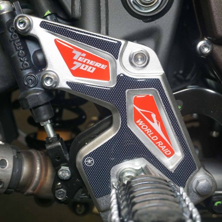 Adhesivos protectores de umbral de puerta 3D compatibles con Yamaha tenere 700