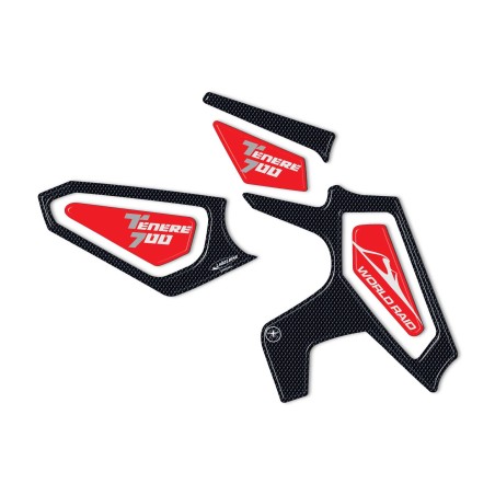 Adhesivos protectores de umbral de puerta 3D compatibles con Yamaha tenere 700
